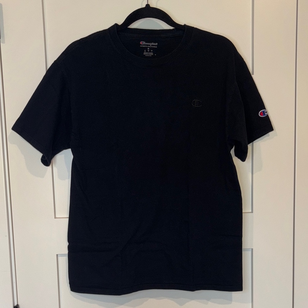 Champion Short Sleeve Black T Shirt